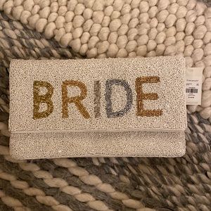 super cute bride clutch